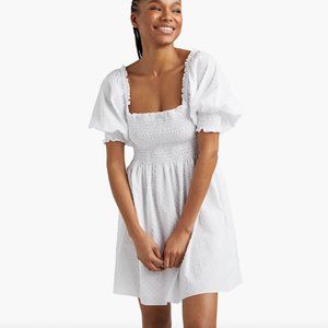 Hill House The Athena Nap Dress in White, Size XL